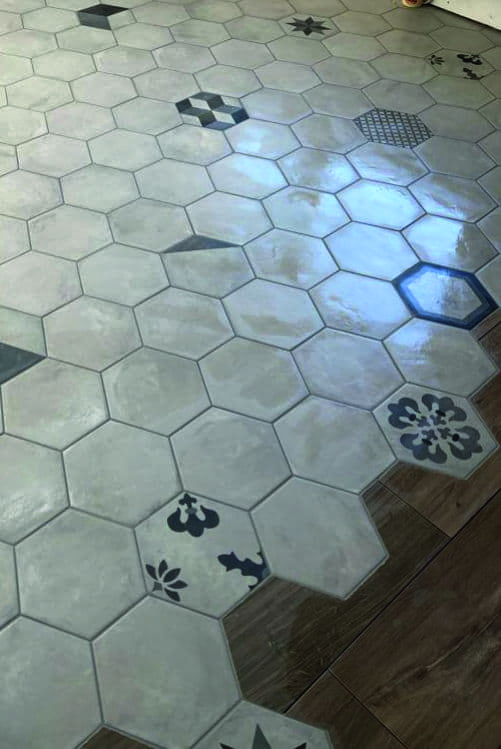 Carrelage des Flandres - Carrelage hexagonal - Hazebrouck (Nord)